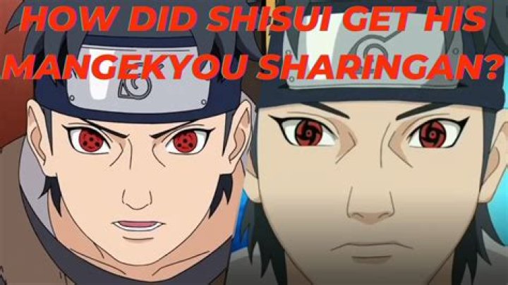 What is Shisui mangekyou Sharingan called?