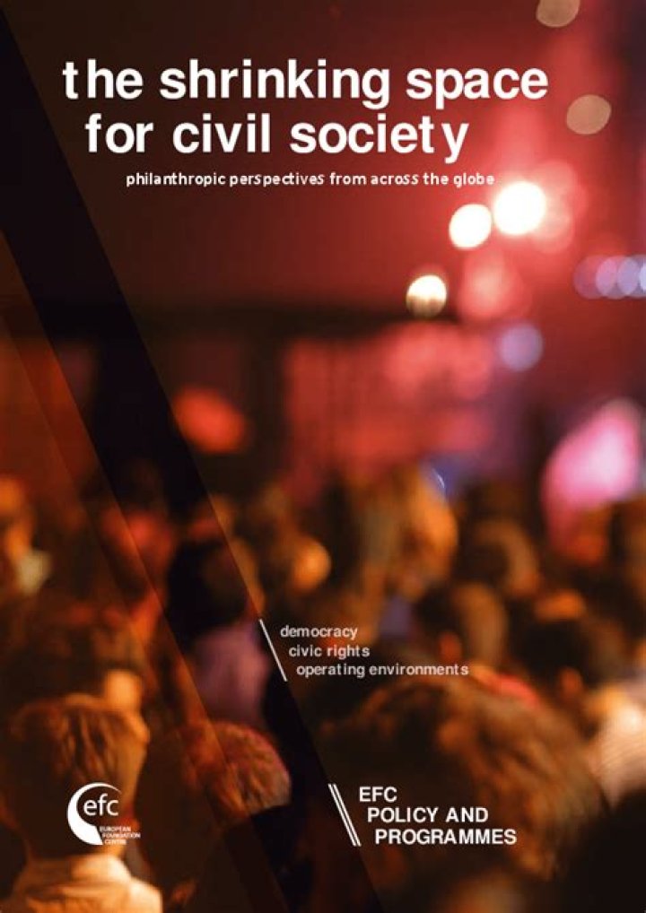 What is shrinking space for civil society?