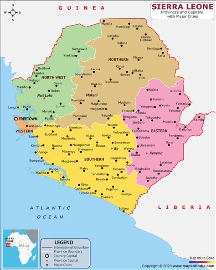 What is Sierra Leone main export?