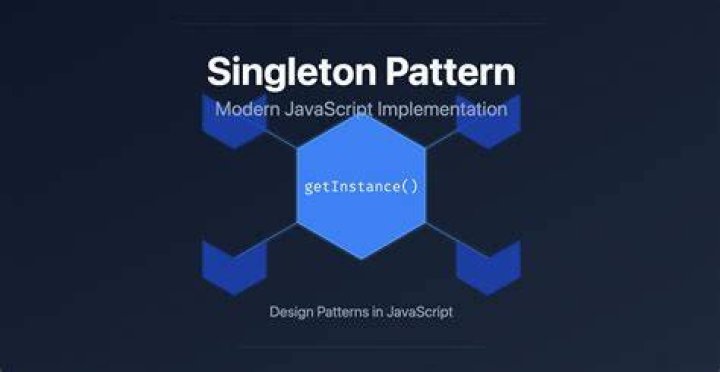 What is singleton pattern explain with suitable example?