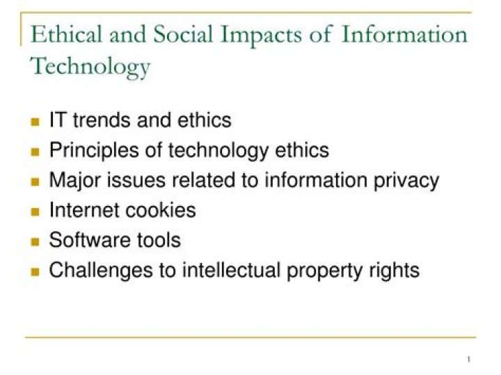 What is social impact of information technology?