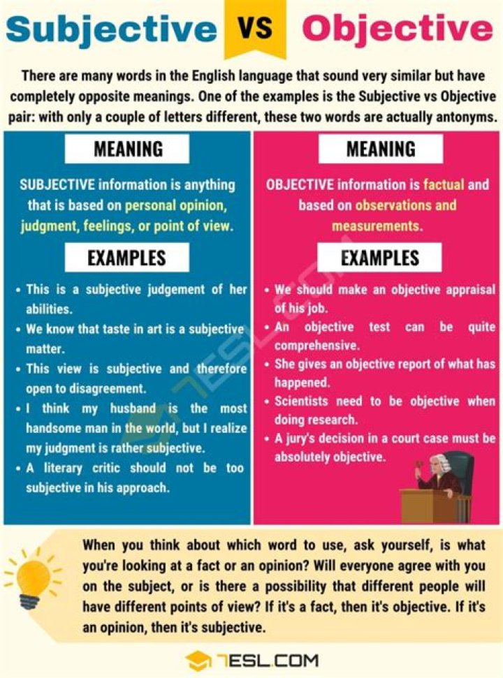 What is subjective decision?