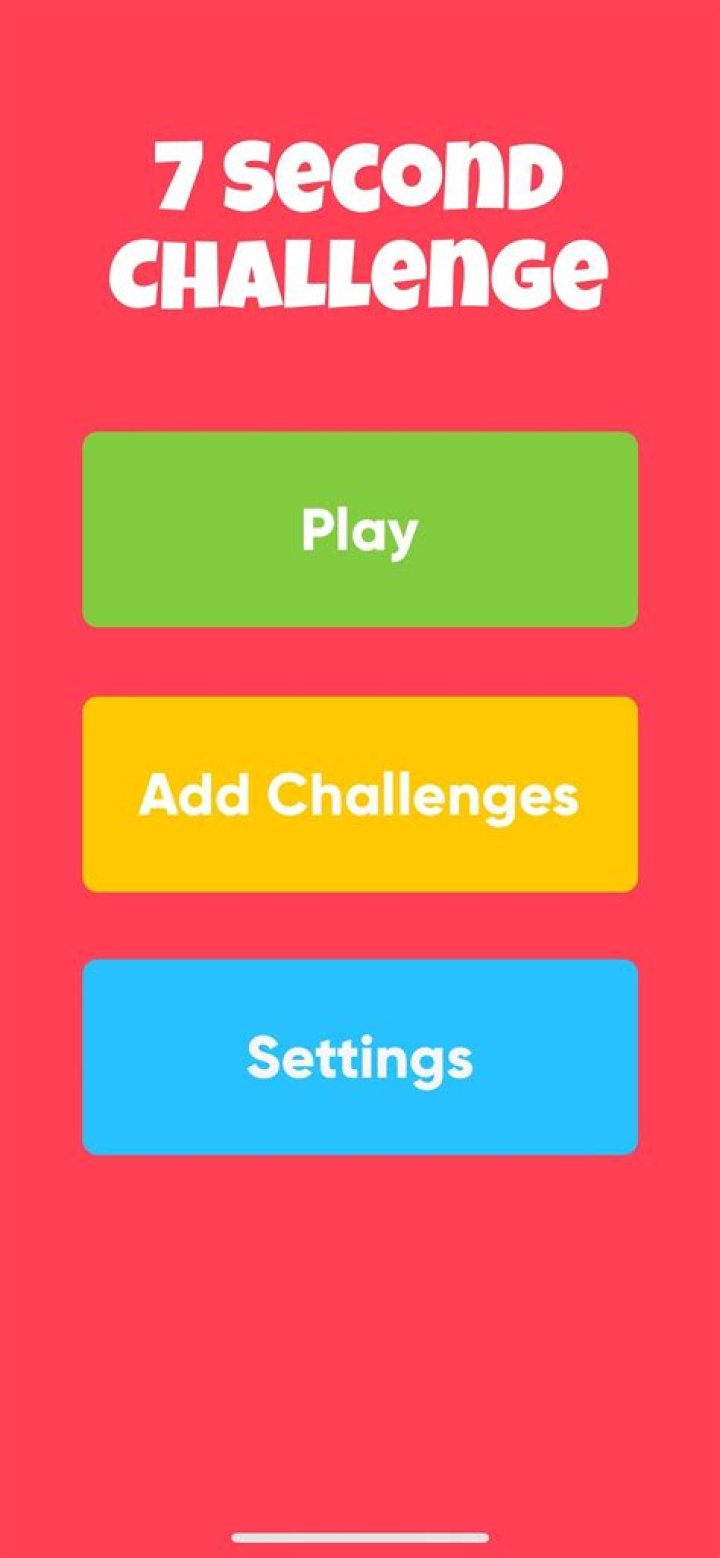 What is the 7 second challenge?