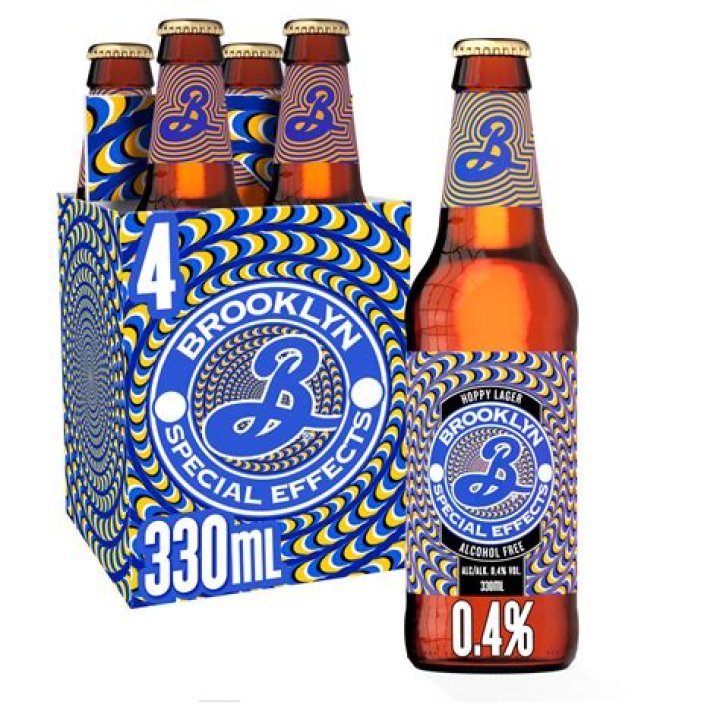 What is the alcohol content of Brooklyn Lager?