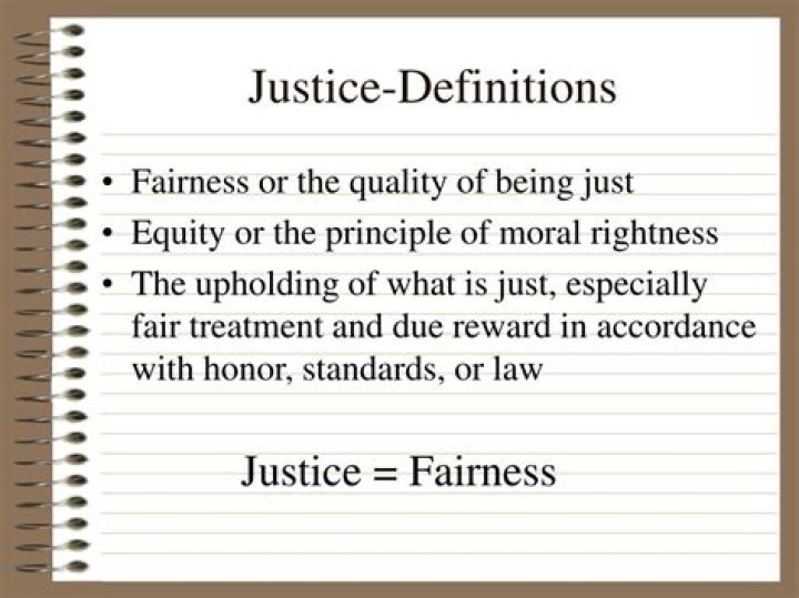 What is the best definition of Justice?