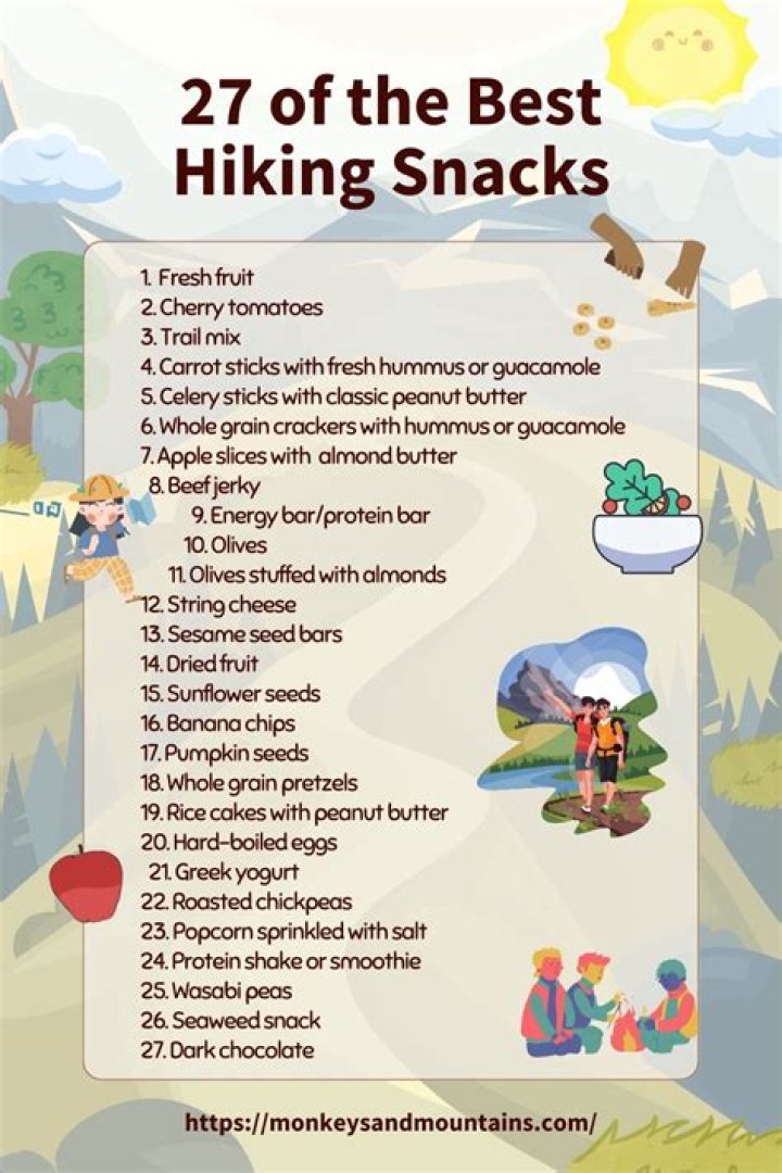 What is the best food to eat while hiking?