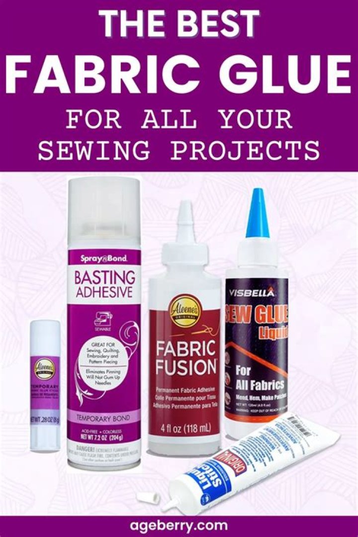 What is the best glue for fabric to paper?