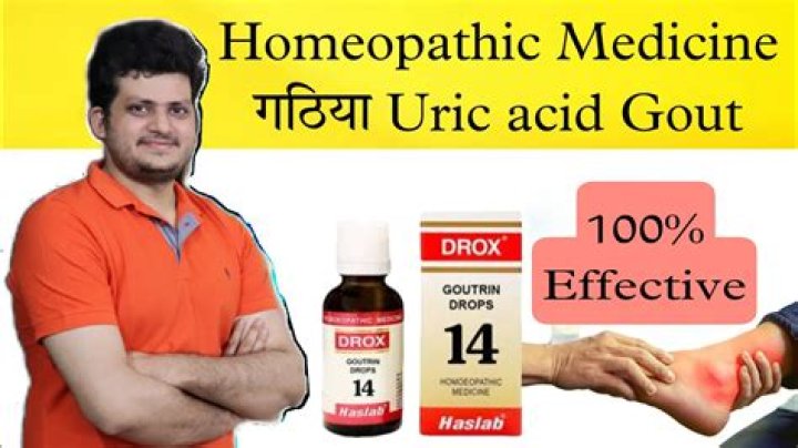 What is the best homeopathic medicine for gout?