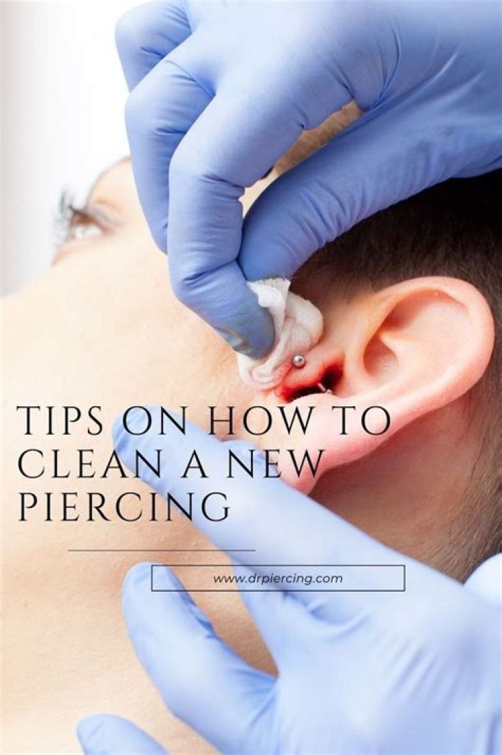 What is the best way to clean a new cartilage piercing?