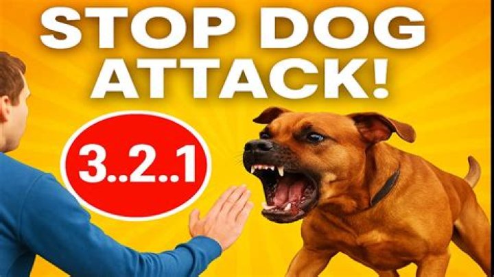 What is the best way to stop a dog attack?