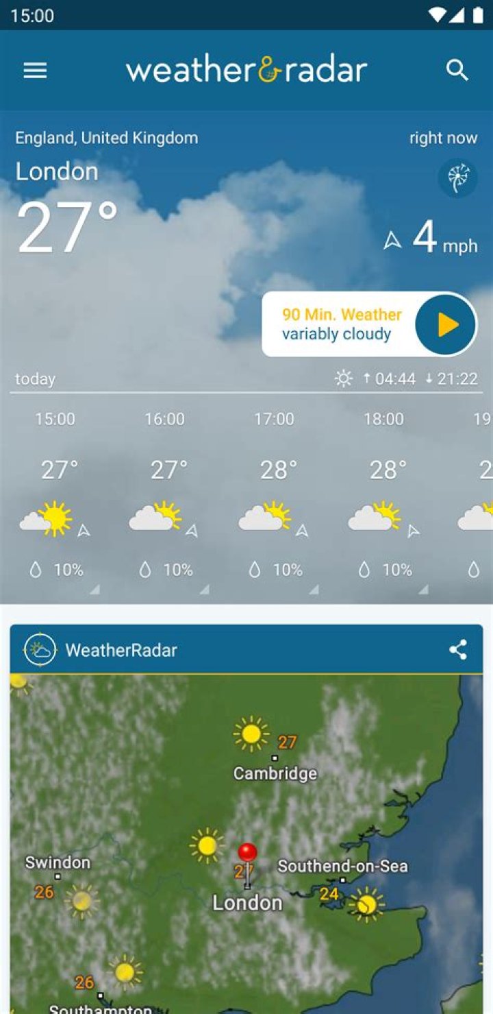 What is the best weather radar for PC?