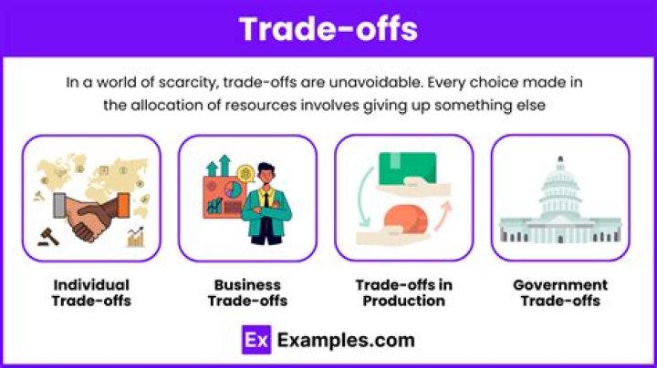 What is the connection between scarcity and trade off?