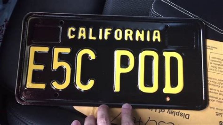 What is the coolest number plate?