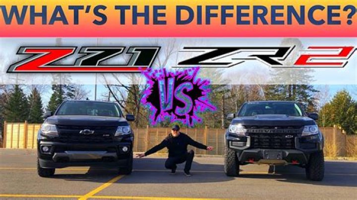 What is the difference between a Chevy Colorado Z71 and ZR2?