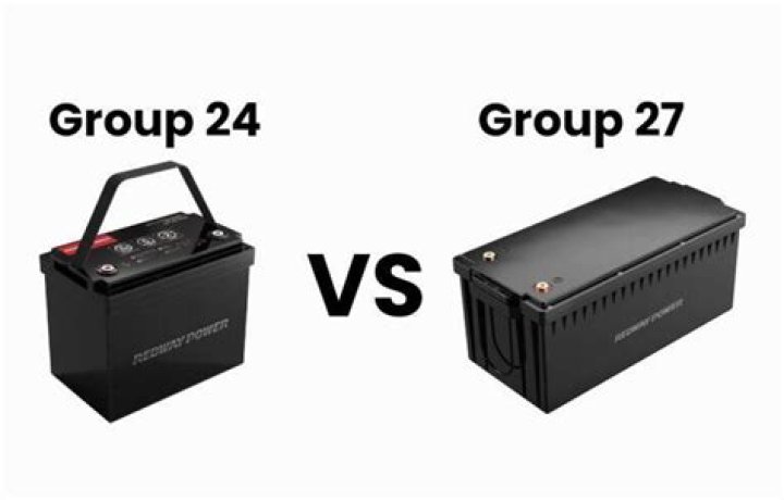 What is the difference between a group 24 and a group 27 battery?