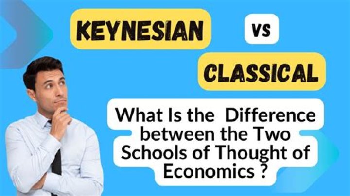 What is the difference between classical and Keynesian?
