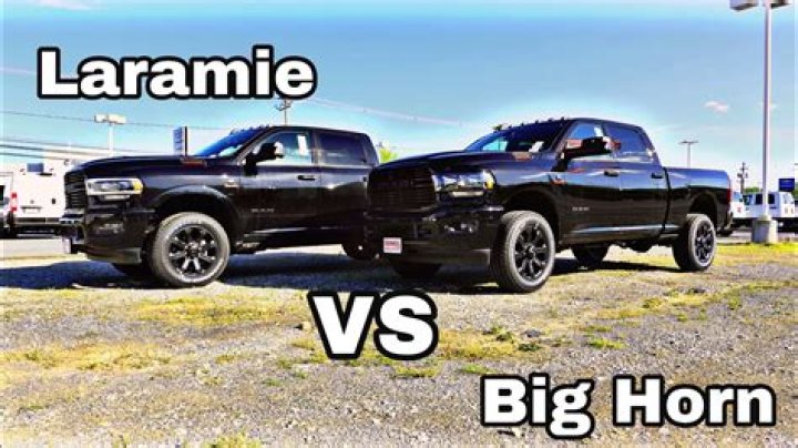 What is the difference between Ram Laramie and Laramie Longhorn?