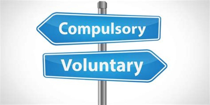 What is the difference between voluntary and compulsory adjudication?