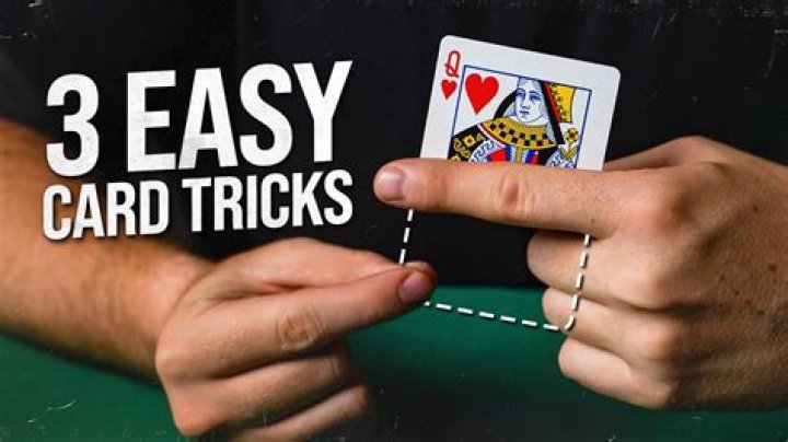 What is the easiest magic trick with cards?