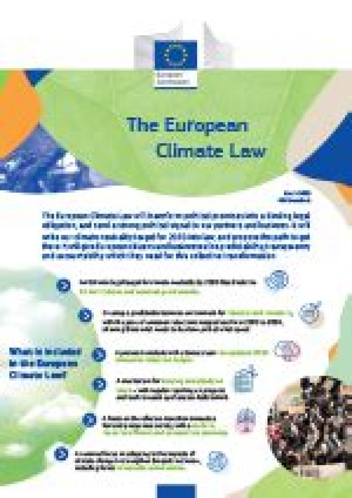 What is the EU climate law?