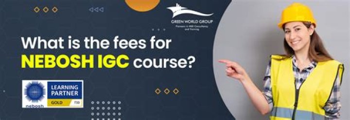 What is the fees for Nebosh course?