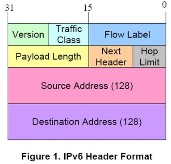 What is the format of header of IPv6?