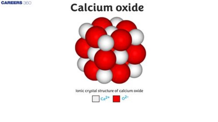 What is the formula for calcium oxide?