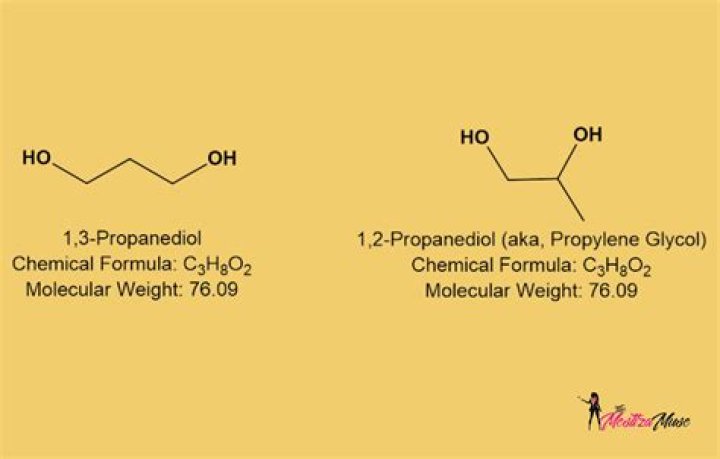 What is the formula for propanediol?