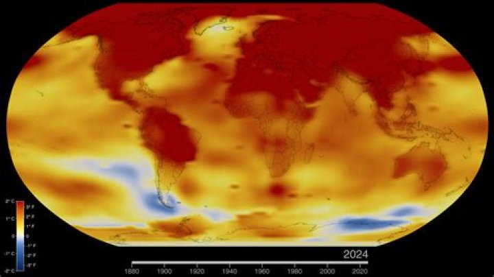 What is the global annual temperature?