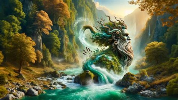 What is the god Achelous?