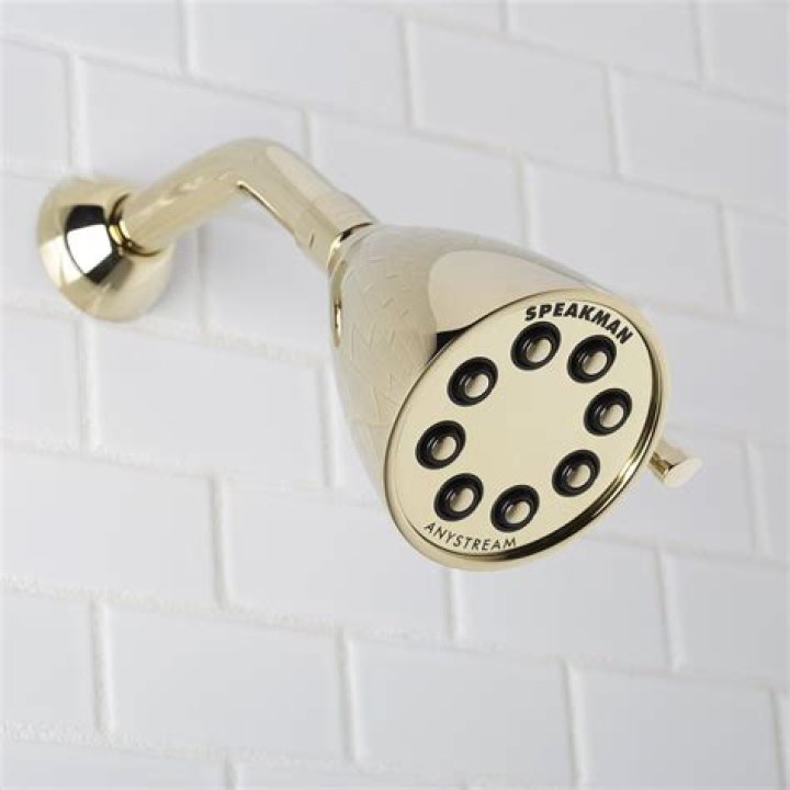 What is the GPM on Speakman shower head?