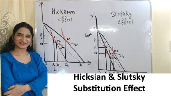 What is the Hicksian substitution effect?