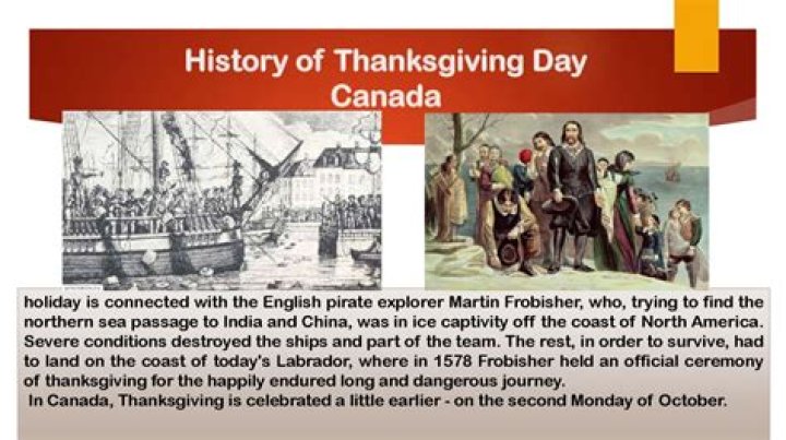 What is the history of Thanksgiving in Canada?