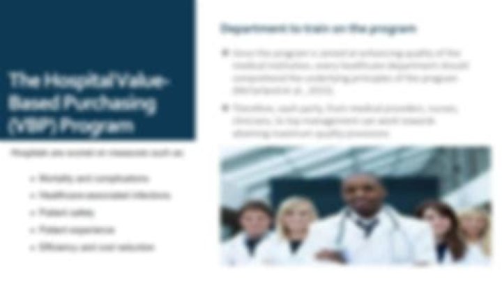 What is the hospital VBP program?