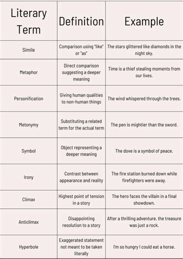 What is the literary term for resolution?