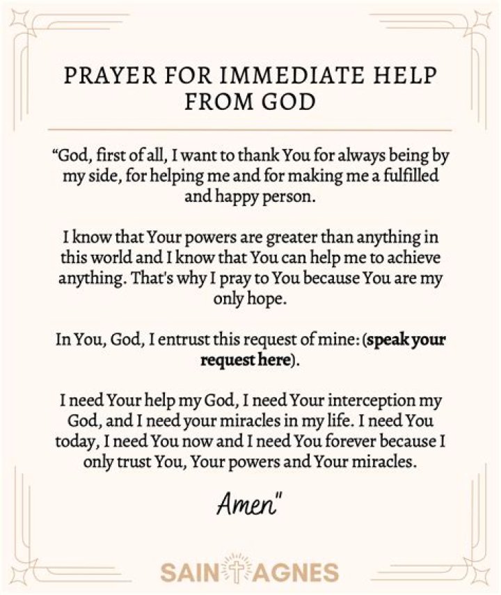 What is the meaning of help from God?