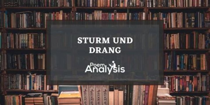 What is the meaning of Sturm und Drang?