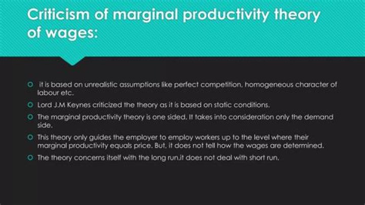 What is the modern theory of wage determination?
