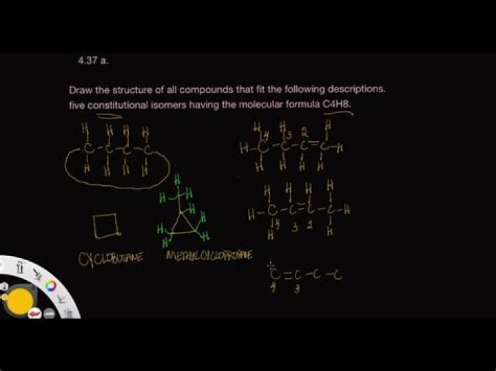 What is the molecular formula of c4h8?