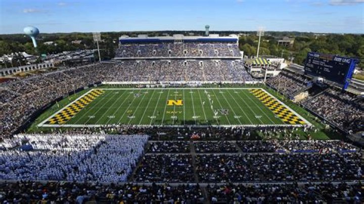 What is the name of Navy football stadium?