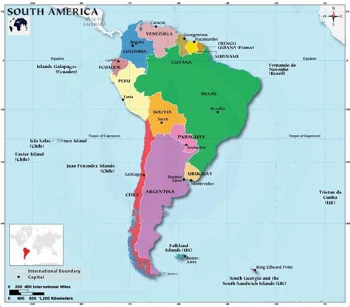 What is the only South American country with two capitals?