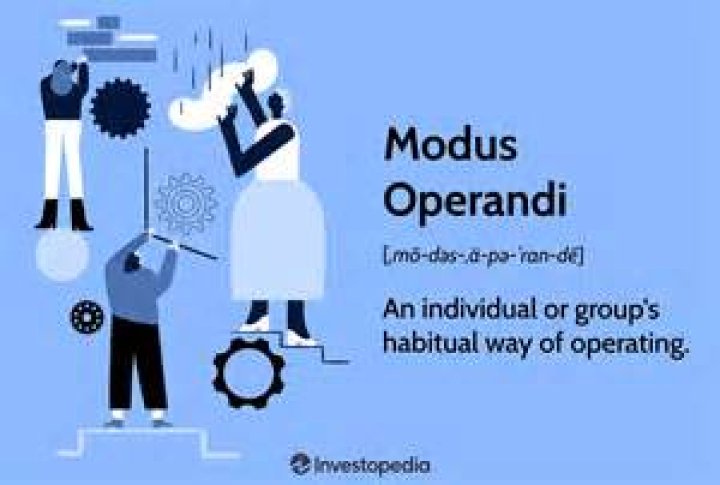 What is the original meaning of modus operandi?
