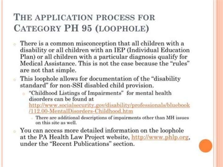 What is the PH-95 loophole?