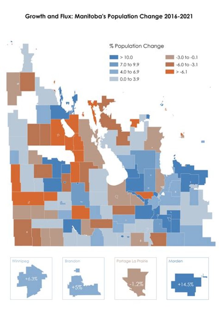 What is the population of Manitoba in 2021?