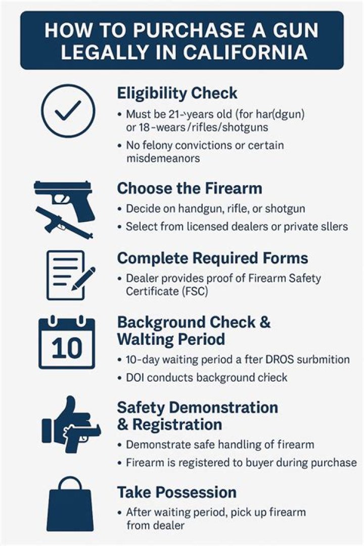What is the process for buying a gun in the US?