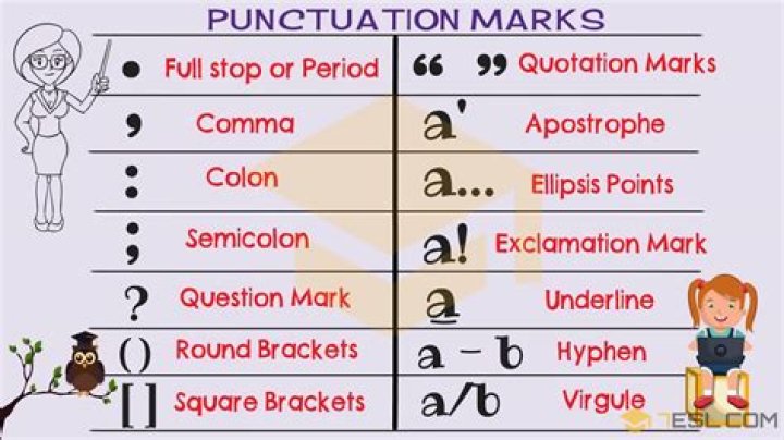 What is the punctuation called?
