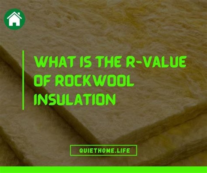 What is the R-value of Rockwool?