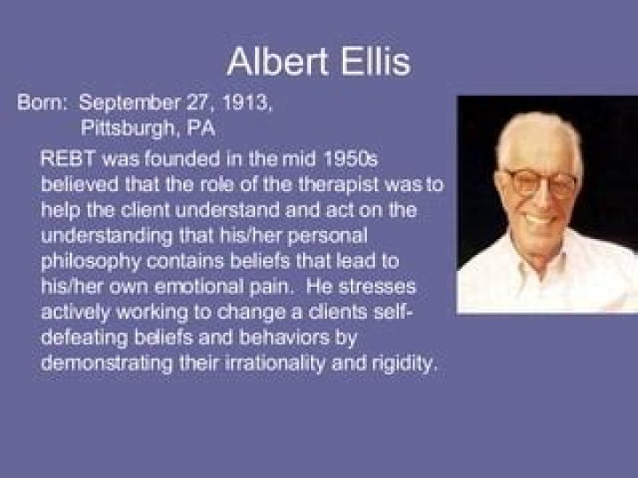 What is the role of the therapist in REBT?
