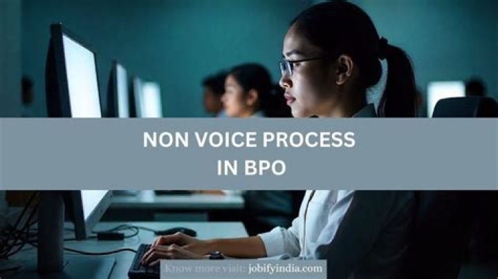 What is the salary for non voice process?