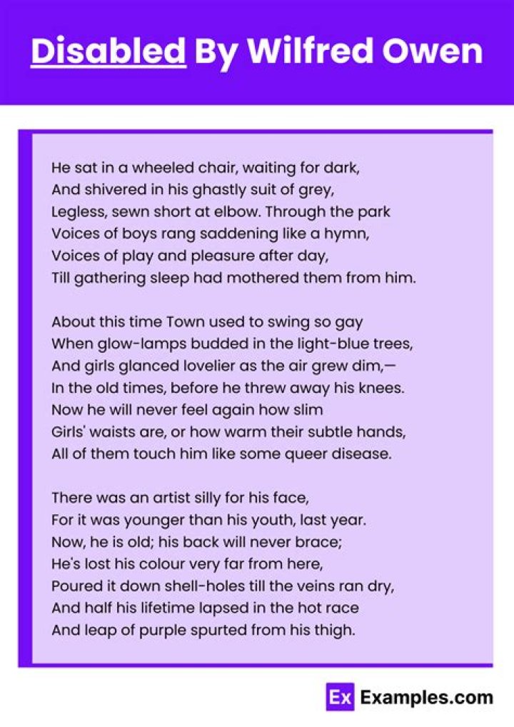 What is the sentry about Wilfred Owen?